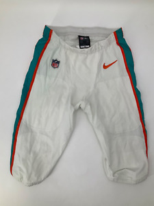 #43 MIAMI DOLPHINS NIKE GAME USED CURRENT PANTS W/ STRING SIZE-32