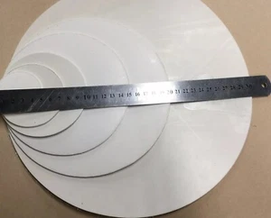 3 MM HIGH QUALITY FDA WHITE SILICON RUBBER SHEET GASKETS SEALS FOOD SAFE - Picture 1 of 3