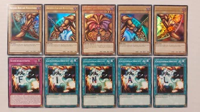 Schicksalstafel Geisternachricht FINAL + Exodia vollständig Holo deutsch Yugioh - Bild 1 von 4