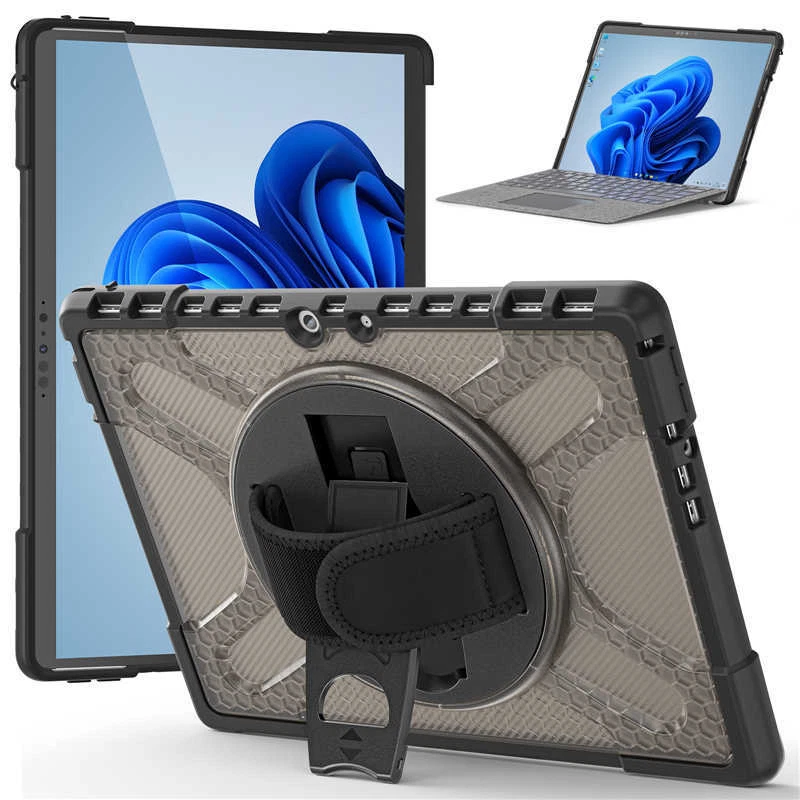 For Microsoft Surface Pro 8 7 6 5 4 Go Tablet Shockproof Stand Case Rugged Cover - Image 1 of 4