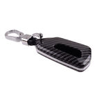 Carbon Fiber Style Key Fob Case Cover Holder Fit for VW Golf GTI MK8 ID.4