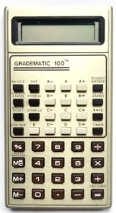 VINTAGE 1983 GRADEMATIC 100 LEHRER BENOTUNGSRECHNER VON BERECHNETEN BRANCHEN - Bild 1 von 3
