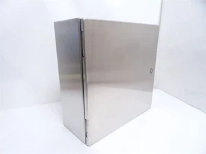 246650 New-No Box; Hoffman CSD16166SS Hinged Cover Enclosure SS; 16" x 16" x 6" - Picture 1 of 7