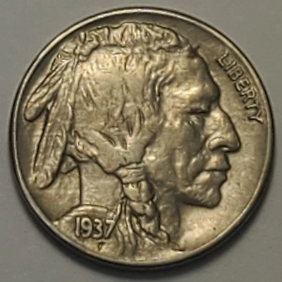 Nicer Low Mintage 1937 S Buffalo Head Nickel - Image 1 of 2