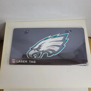 Philadelphia Eagles Premium Laser Cut Tag License Plate, Mirrored NFL - Picture 1 of 5