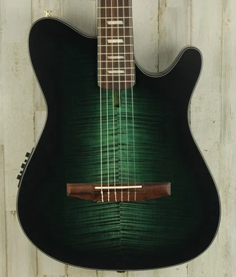 DEMO Ibanez FRH20 Тонкий Нейлон - Темно-изумрудно-зеленый Низкий Глянцевый (915) - Изображение 1 из 4