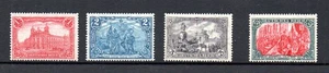 Germany 1915 set Buildings/Architecture stamps (Michel 94/97) nice MLH - Picture 1 of 2