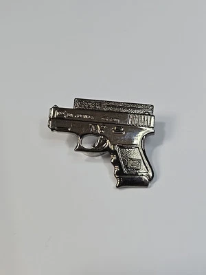 Glock Lapel Pin G30 .45 Automatic Pistol Dark Gray Color - Image 1 of 4