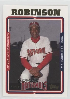 2005 Topps Washington Nationals Box Set Frank Robinson #49 HOF - Image 1 of 2
