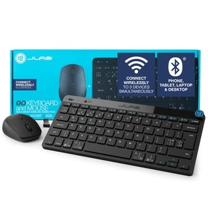 JLab Go Bundle Bluetooth & Wireless Keyboard and Mouse Set - Multi Device for iP - Photo 1/6