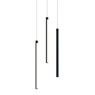 AFX RMTP04L30D1 Rosemont 8"W LED Multi Light Pendant - White - Image 1 of 4