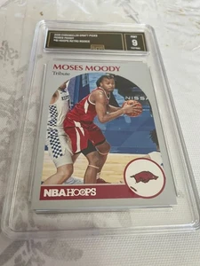 MOSES MOODY WARRIORS 2021 CHRONICLES DRAFT HOOPS RETRO ROOKIE RC # 61 GRADED 9 - Picture 1 of 2