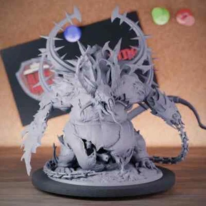 Rat Boss Monster Miniatur Untote Ratte Dungeons and Dragons Mini DnD 5e TTRPG - Bild 1 von 8
