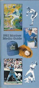 ORIGINAL 1983 SEATTLE MARINERS GUÍA DE MEDIOS DE BÉISBOL - GAYLORD PERRY EN CUBIERTA - Imagen 1 de 1