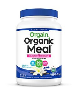 Orgain Organic Protein Superfood Meal All-In-One Nutrition 2.01 lbs VANILLA BEAN