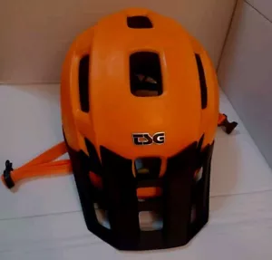 TSG Trailfox MTB Orange Biking Helmet L/XL Size 59cm - 62cm - Picture 1 of 14