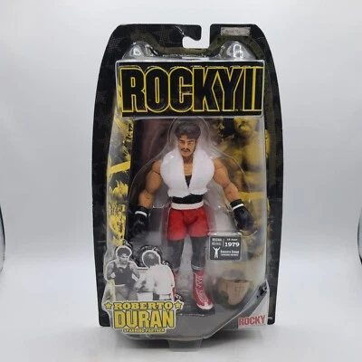 Figura de compañero de entrenamiento Jakks Pacific Rocky II 2006 Roberto Duran Foto 1 de 2