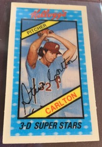 Steve Carlton 1980 Kelloggs 3-D SuperStars #14, Philadelphia Phillies HOF’er