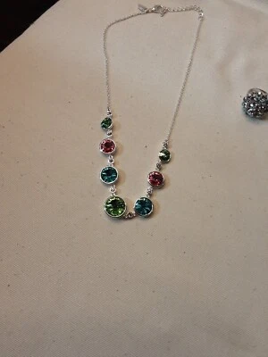 Kette und Ring London Collection funkelnde Steine wie Neu - Bild 1 von 4