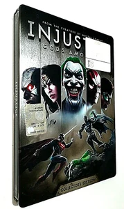 INJUSTICE XBOX 360 - STEELBOOK COLLECTOR'S EDITION GIOCO PICCHIADURO - Foto 1 di 3