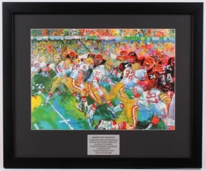 Joe Montana 19x23 Custom Framed LeRoy Neiman San Francisco 49ers Football Print - Picture 1 of 1
