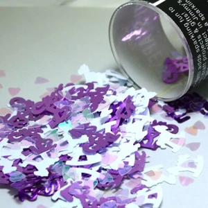 Confetti MultiShape - New Arrival Girl - 2 Pchs or 1/2 lbs - FREE SHIP (8328) - Picture 1 of 15
