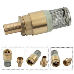 Non-Return Valve Bottom Valve Copper Water Pump Inlet Pipe Filter 19 25 Mm - Picture 1 of 47