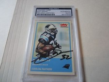 Rod Smart signed card. PSA DNA. XFL. Carolina Panthers. He Hate Me