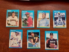 1987 Fleer Will Clark Barry Larkin Bo Jackson Bobby Bonilla Ruben Sierra Rookies