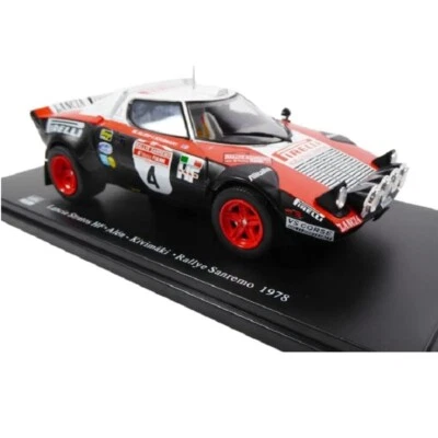 1:24 Lancia Stratos HF Alen Kivimaki Rally Sanremo 1978 Ixo Salvat Diecast - Immagine 1 di 2