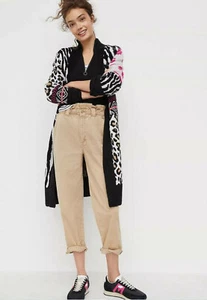 ANTHROPOLOGIE Makaya vorne offen Langarm Long Cardigan Pullover Größe M neu mit Etikett - Bild 1 von 3