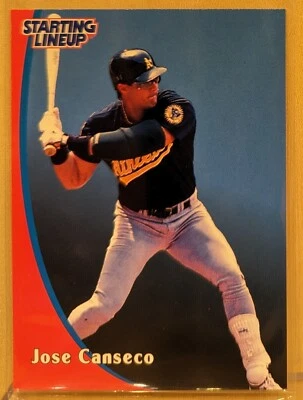1998 Starting Lineup Cards #33 Jose Canseco A's RARE ODDBALL - Image 1 of 2