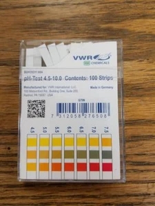 BDH PH TEST STRIPS 4.5-10.0  1EA= 100STRIPS - Picture 1 of 1