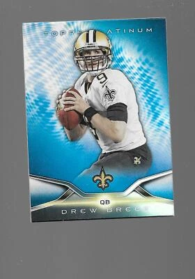   Drew Brees, Topps Platinum, Blue - Image 1 of 2