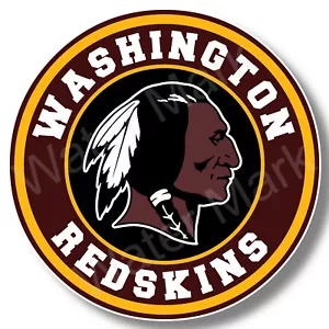 Washington Redskins Football Vinyl Aufkleber Abziehbild LKW Auto Fenster Football - Bild 1 von 2