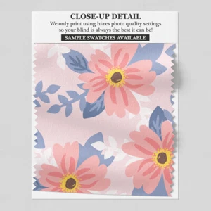 131 Blossom Large Light Pink Roller Blind -various sizes, blackout - Picture 1 of 4