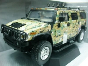 WOW EXTREMELY RARE Hummer H2 Outdoor Camo 4WD 6.0L V8 2005 1:18 Highway 61 - Picture 1 of 1