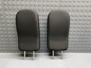 Reposacabezas asientos traseros tercera fila Mitsubishi Outlander 14-21 tela negra OEM - Imagen 1 de 5