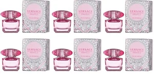 LOT OF 6* VERSACE BRIGHT CRYSTAL ABSOLU Perfume for Women Mini 0.17oz EDP Splash - Picture 1 of 1