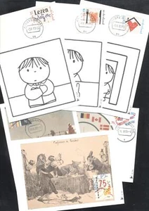(888a961) Lote pequeño, Dick Bruna, - edición MILL -, Maxicard(s), Países Bajos - Imagen 1 de 1