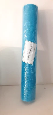 Hobby Lobby Deco Mesh Ribbon Blue Floral Design 21 in x 30 ft NIB - Image 1 of 2