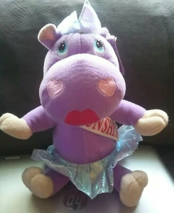 Sugar Loaf Hippopotamus Miss Sunshine Purple Toy Stuffed 14" 2007 Coinstar - Picture 1 of 8