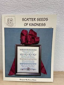 Rosewood Manor Scatter Seeds Of Kidness Cross Stitch Single Pattern Book - Picture 1 of 2