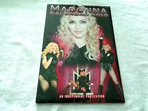 MADONNA CALENDAR 2010 AN INDEPENDENT PUBLICATION IN ENGLISH - Picture 1 of 2