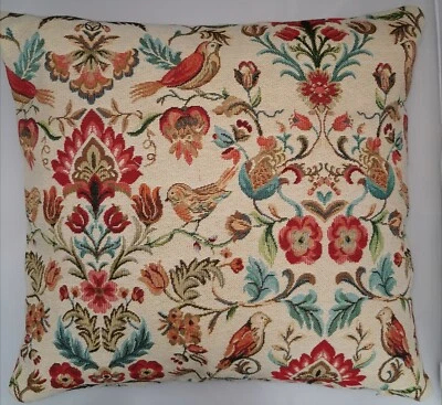William Morris Birds Cushion, Tapestry, Cream, Floral, Various Sizes & DOOR STOP - Image 1 of 4