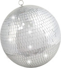 12" Mirror Disco Ball - Large Fun Silver Hanging Party Mirror Decor Ball - Big H