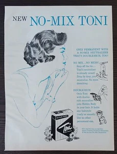 Vintage Toni Home Haardauerwelle Anzeige SEPT. 1959 Better Homes & Gardens Magazin - Bild 1 von 1