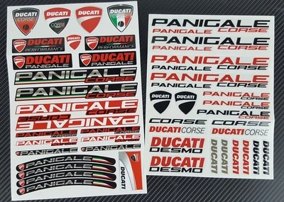 Panigale R 899 949 1199 1299 Juego de calcomanías moto 49 pegatinas laminadas Ducati - Imagen 1 de 4