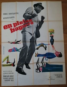 EN PLEIN BAGARRE eddie constantine affiche cinema originale 160x120 '61 - Imagen 1 de 1