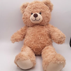 Build A Bear Teddy Bear Plush Brown Tan Soft Fuzzy Stuffed BearToy 17" BAB 2014 - Picture 1 of 8